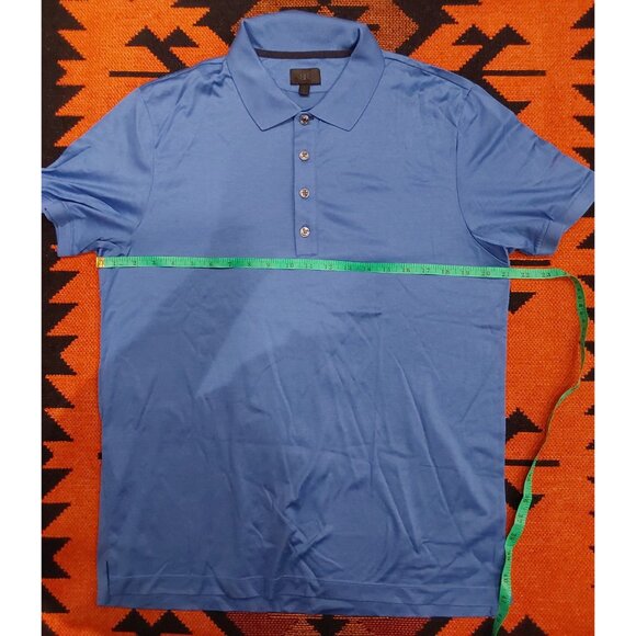 Banana Republic Cerulean Blue Dress Polo. Size Large - Picture 9 of 11